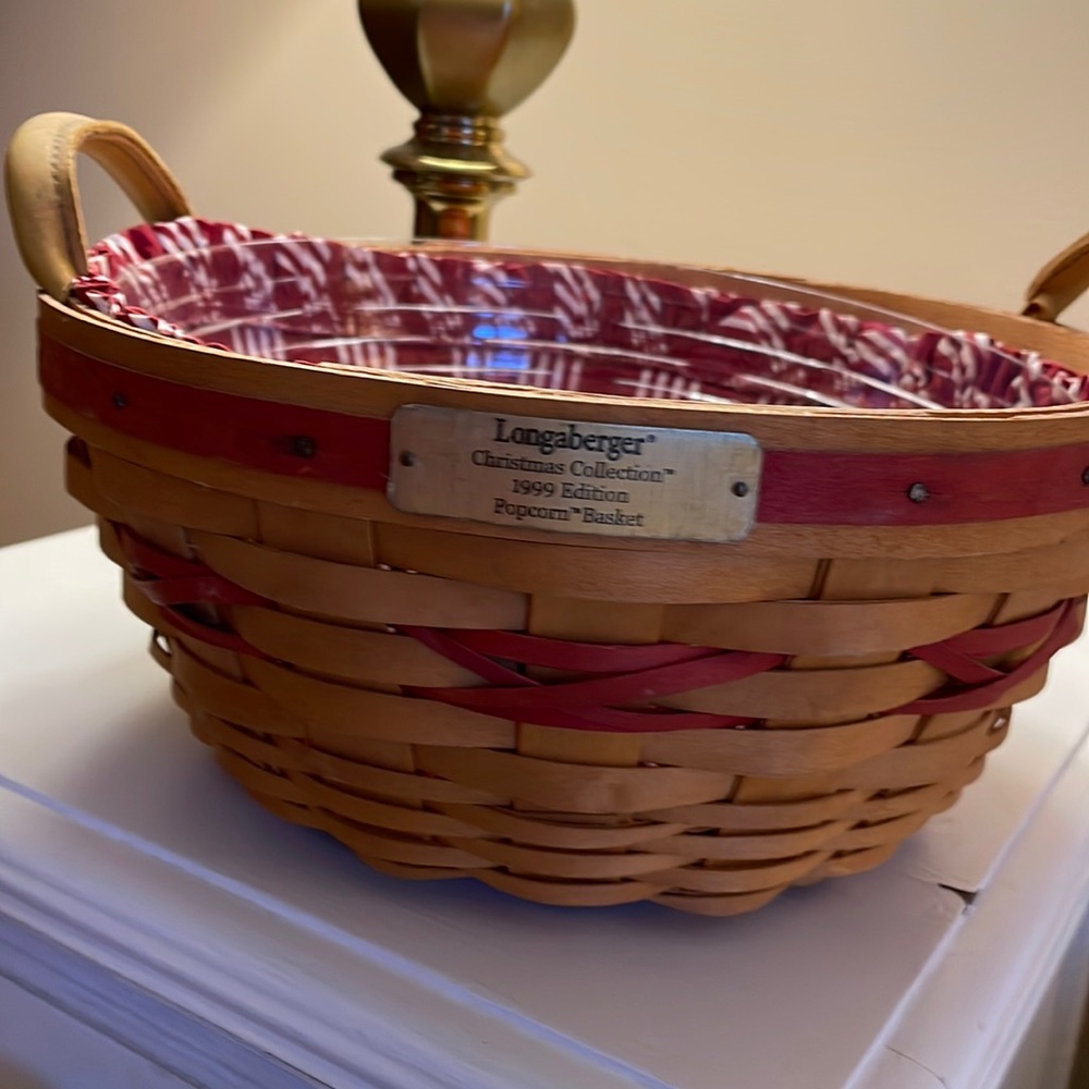Longaberger popcorn basket